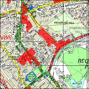 'Thriving' ACORN Category (at ED level) in Central London