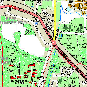 Bartholomew 1:5,000 scale London raster
