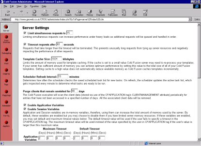 Cold Fusion Server